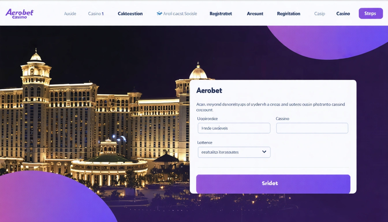 Aerobet casino registration guide and account setup steps